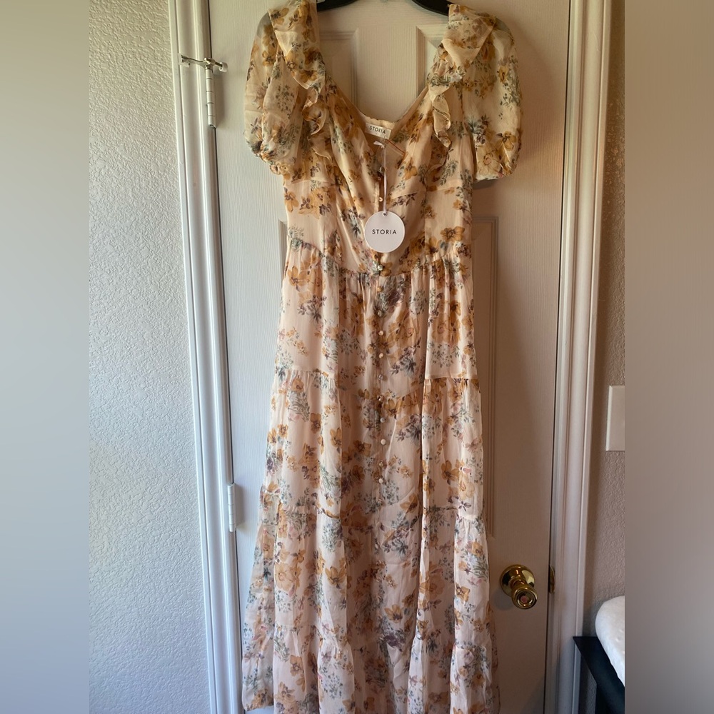 Midi dress, new worn
